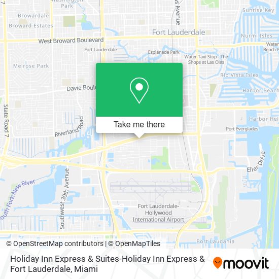 Holiday Inn Express & Suites-Holiday Inn Express & Fort Lauderdale map