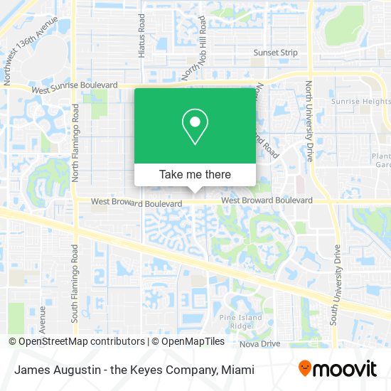 James Augustin - the Keyes Company map
