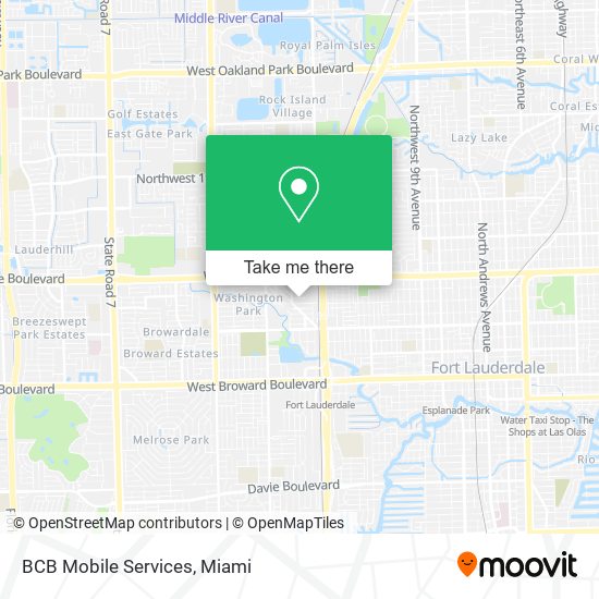 BCB Mobile Services map