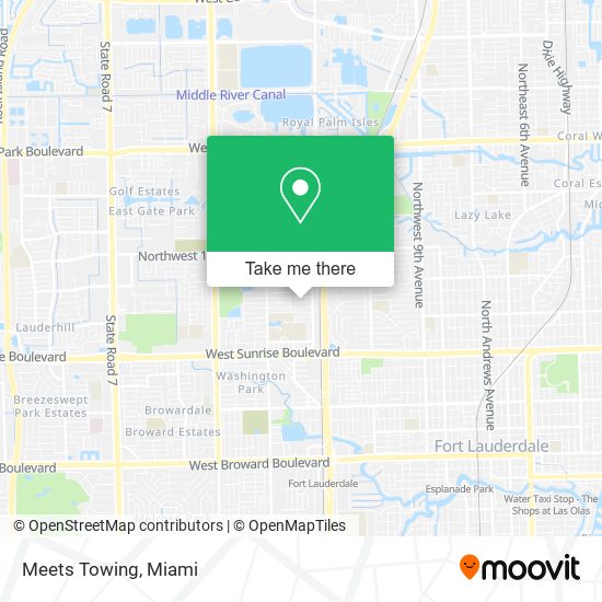 Meets Towing map