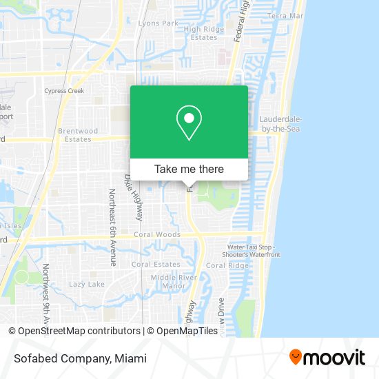 Mapa de Sofabed Company