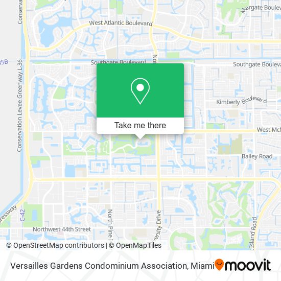 Versailles Gardens Condominium Association map