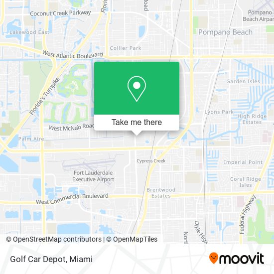 Mapa de Golf Car Depot
