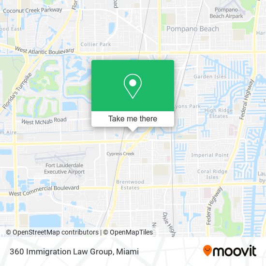 Mapa de 360 Immigration Law Group