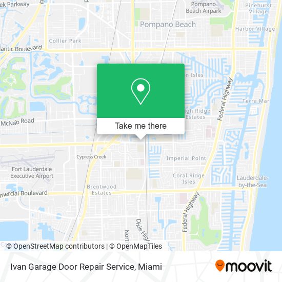 Ivan Garage Door Repair Service map