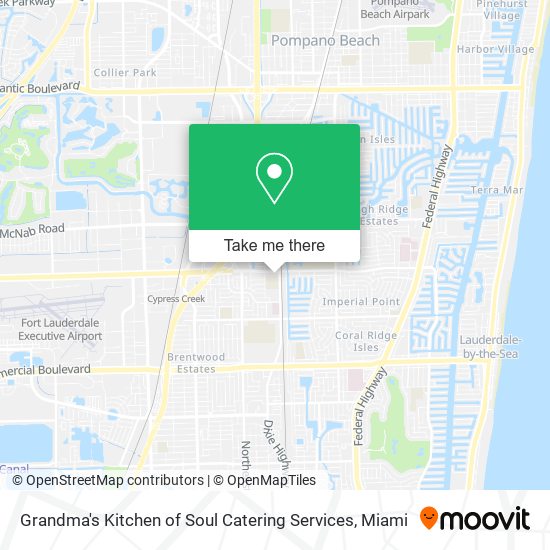 Mapa de Grandma's Kitchen of Soul Catering Services