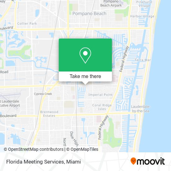 Florida Meeting Services map