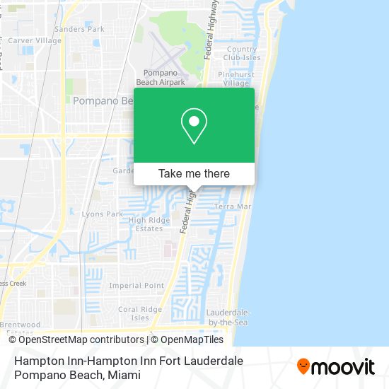 Hampton Inn-Hampton Inn Fort Lauderdale Pompano Beach map