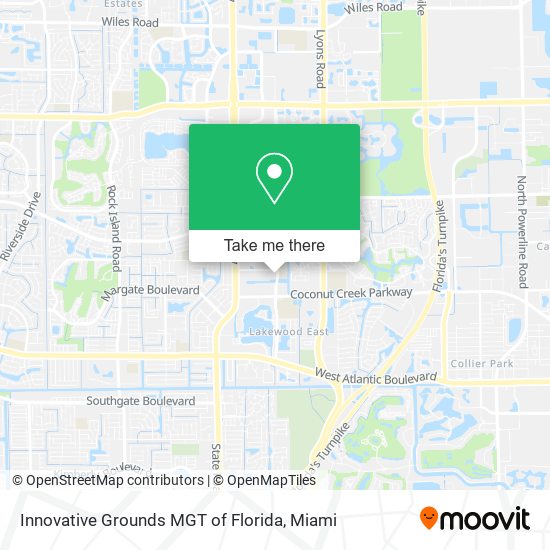 Mapa de Innovative Grounds MGT of Florida