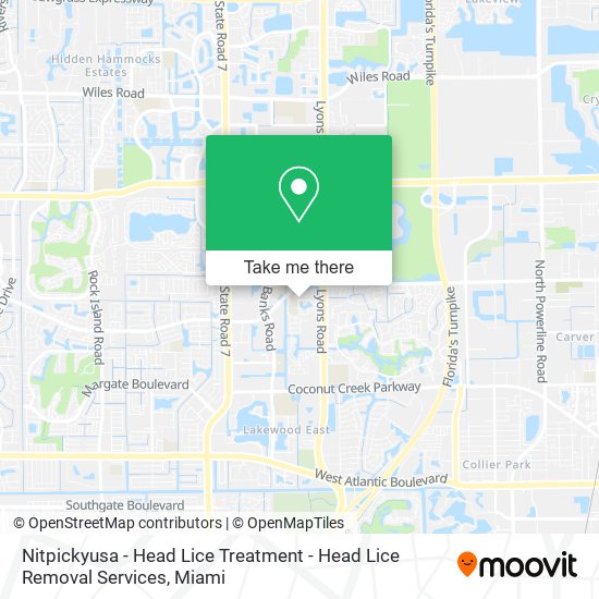 Nitpickyusa - Head Lice Treatment - Head Lice Removal Services map