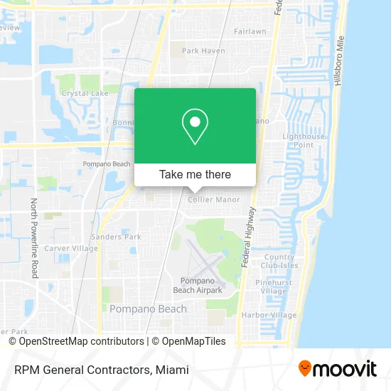 RPM General Contractors map