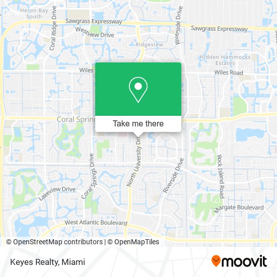 Keyes Realty map