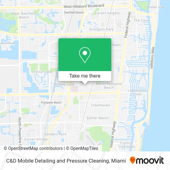 C&D Mobile Detailing and Pressure Cleaning map