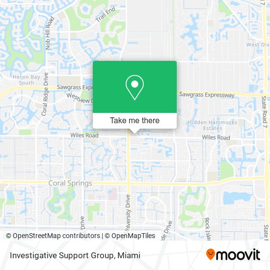 Investigative Support Group map