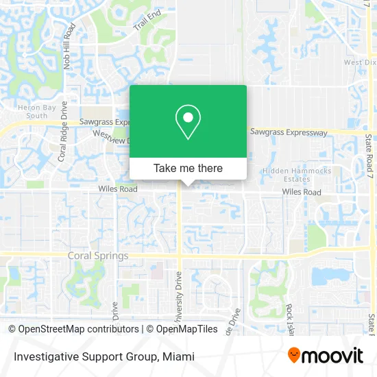 Investigative Support Group map