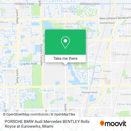 Mapa de PORSCHE BMW Audi Mercedes BENTLEY Rolls Royce at Eurowerks