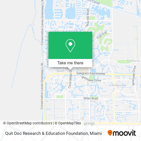 Mapa de Quit Doc Research & Education Foundation