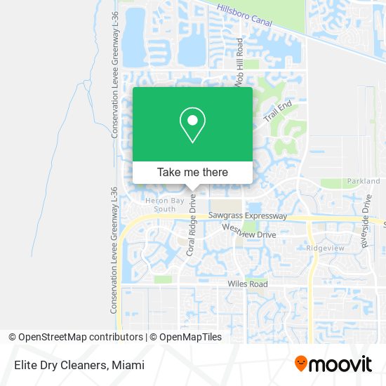 Elite Dry Cleaners map