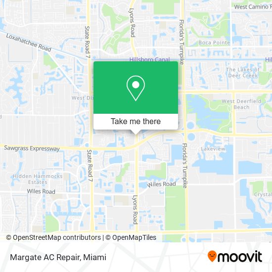 Margate AC Repair map