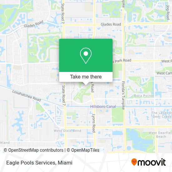 Eagle Pools Services map