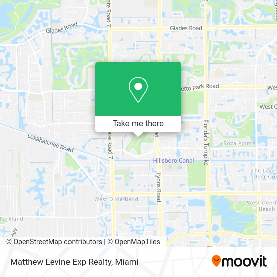 Matthew Levine Exp Realty map