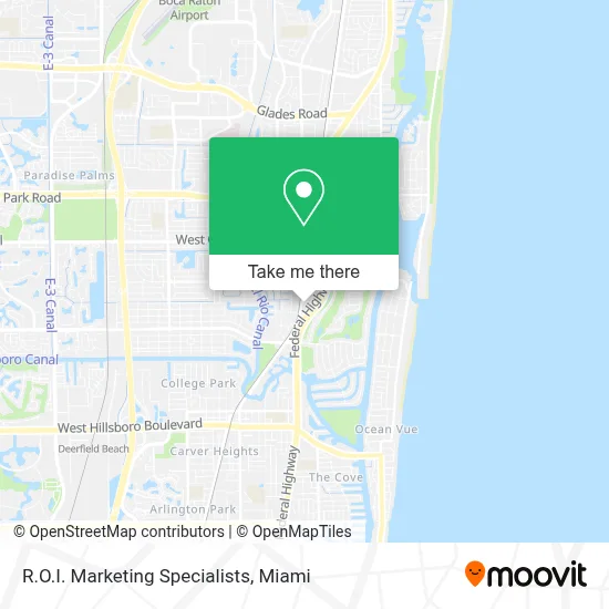 R.O.I. Marketing Specialists map