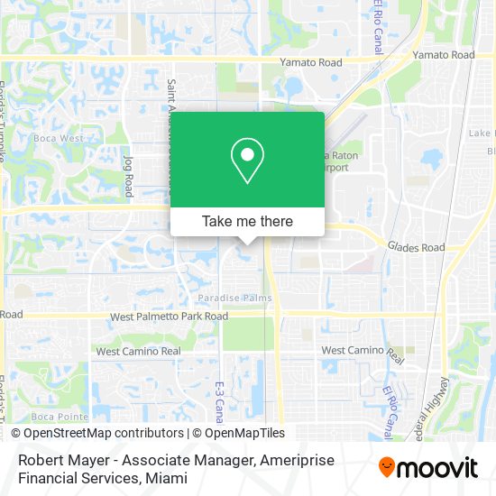 Robert Mayer - Associate Manager, Ameriprise Financial Services map