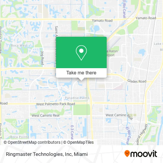 Mapa de Ringmaster Technologies, Inc