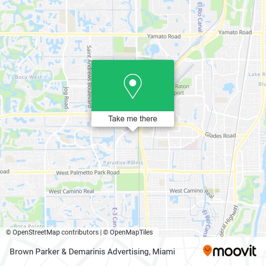 Mapa de Brown Parker & Demarinis Advertising