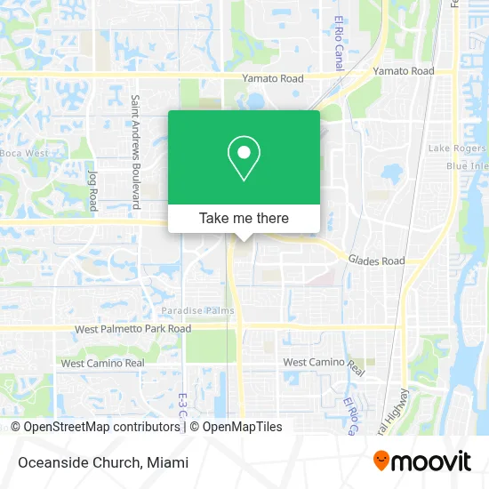 Oceanside Church map