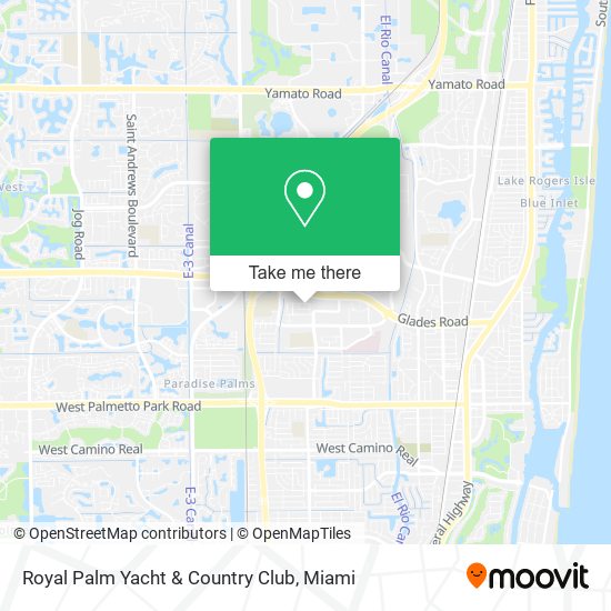 Royal Palm Yacht & Country Club map