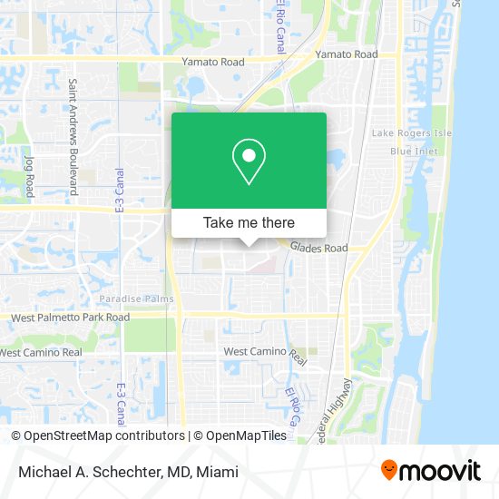 Michael A. Schechter, MD map