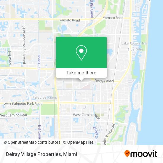 Delray Village Properties map