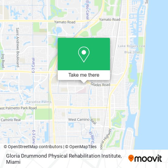 Mapa de Gloria Drummond Physical Rehabilitation Institute