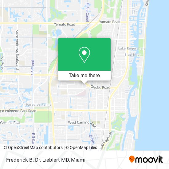 Frederick B. Dr. Lieblert MD map