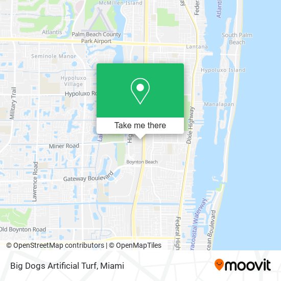 Big Dogs Artificial Turf map