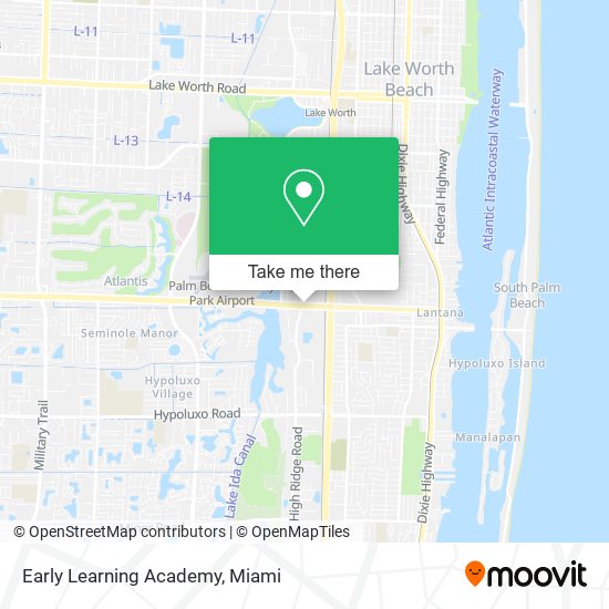 Mapa de Early Learning Academy