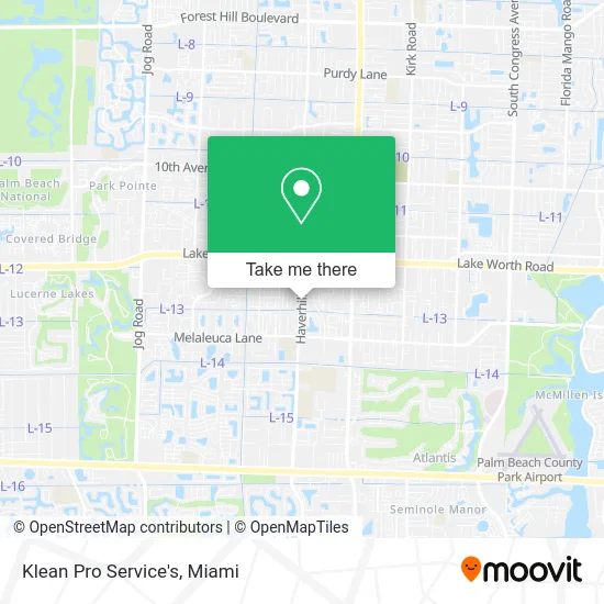 Klean Pro Service's map