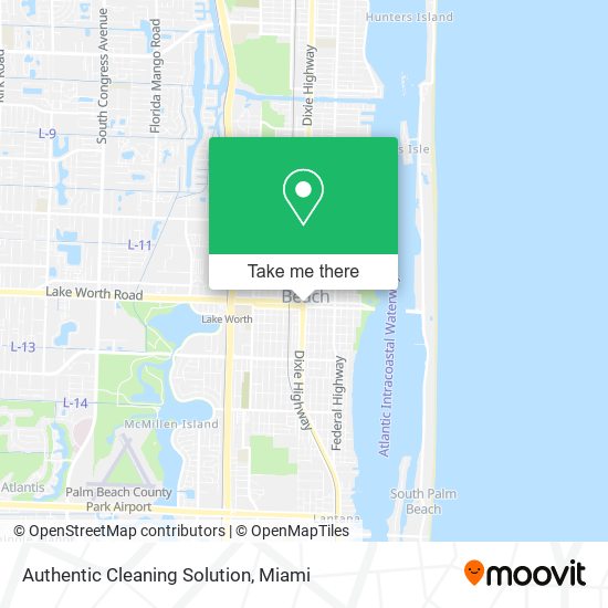 Mapa de Authentic Cleaning Solution