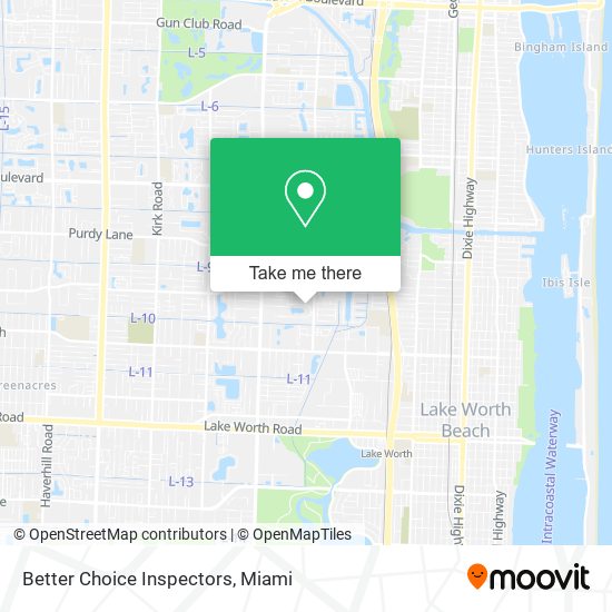 Better Choice Inspectors map