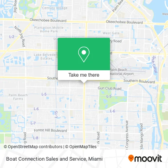 Boat Connection Sales and Service map