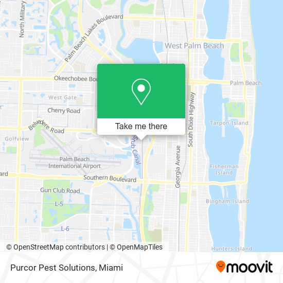 Mapa de Purcor Pest Solutions