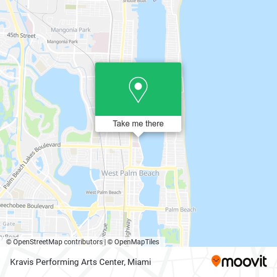 Kravis Performing Arts Center map