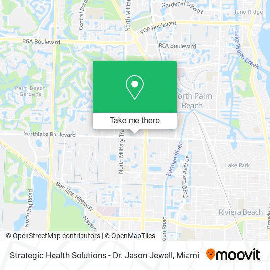 Mapa de Strategic Health Solutions - Dr. Jason Jewell