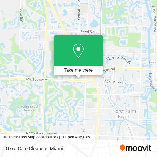 Oxxo Care Cleaners map