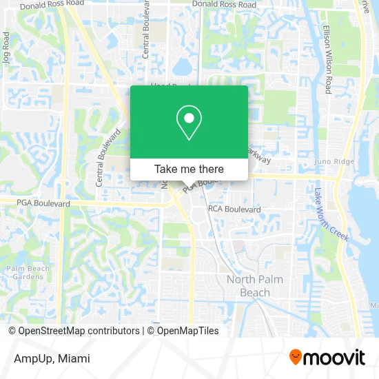 AmpUp map