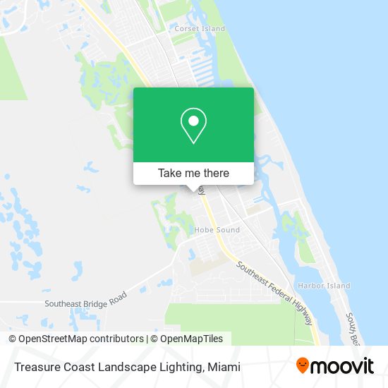 Treasure Coast Landscape Lighting map