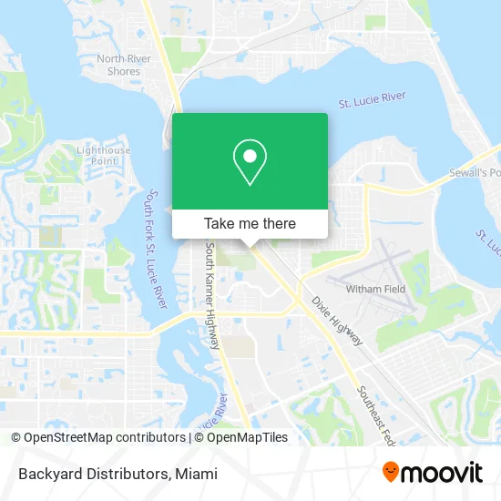 Backyard Distributors map