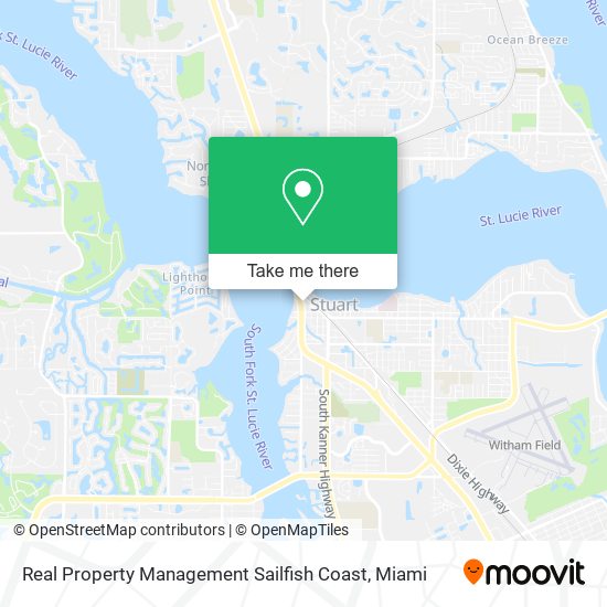 Real Property Management Sailfish Coast map