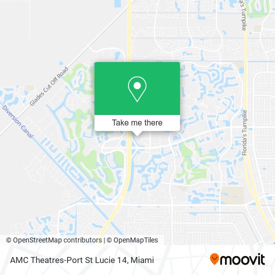 AMC Theatres-Port St Lucie 14 map